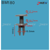 BM180 Car Trim Clips 10 Pcs in 1 Pack Fits BMW Models