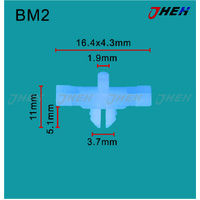 BM2 Car Trim Clips 10 Pcs in 1 Pack Fits BMW Models