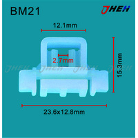 BM21 Car Trim Clips 10 Pcs in 1 Pack Fits BMW Models