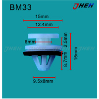 BM33 Car Trim Clips 10 Pcs in 1 Pack Fits BMW Models