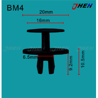 BM4 Car Trim Clips 10 Pcs in 1 Pack Fits BMW Models