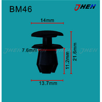 BM46 Car Trim Clips 10 Pcs in 1 Pack Fits BMW Models