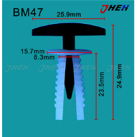 BM47 Car Trim Clips 10 Pcs in 1 Pack Fits BMW Models
