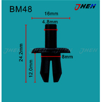 BM48 Car Trim Clips 10 Pcs in 1 Pack Fits BMW Models
