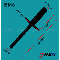 BM5 Auto Blind Rivets 10 Pcs in 1 Pack Fits BMW Models