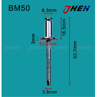 BM50 Auto Blind Rivets 10 Pcs in 1 Pack Fits BMW Models