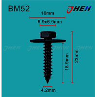 BM52 Auto Body Screws 10 Pcs in 1 Pack Fits BMW Models