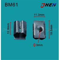 BM61 Auto U-Clip Nuts 10 Pcs in 1 Pack Fits BMW Models