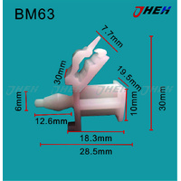 BM63 Car Trim Clips 10 Pcs in 1 Pack Fits BMW Models