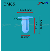 BM85 Car Trim Clips 10 Pcs in 1 Pack Fits BMW Models