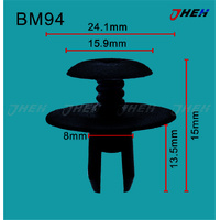 BM94 Car Trim Clips 10 Pcs in 1 Pack Fits BMW Models