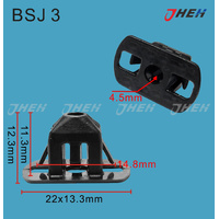 BSJ3 Car Trim Clips 5 Pcs in 1 Pack Fits Porsche Models
