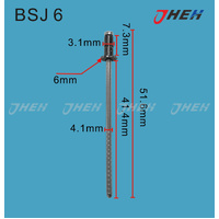 BSJ6 Auto Blind Rivets 5 Pcs in 1 Pack Fits Porsche Models