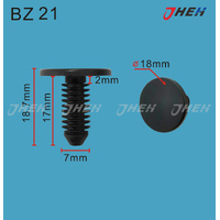 BZ21 Car Trim Clips 10 Pcs in 1 Pack Fits Peugeot Models