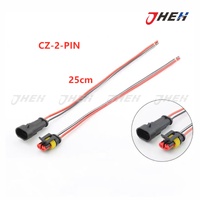 Pre-Wired Pigtail Connector 2Pin 1 Pcs in 1 Pack Fits Various Models CZ-2-PIN
