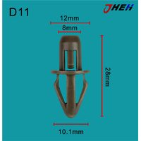 D11 Car Trim Clips 10 Pcs in 1 Pack Fits Nissan Models