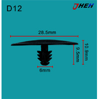 D12 Car Trim Clips 20 Pcs in 1 Pack Fits Nissan Models