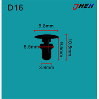 D16 Car Trim Clips 20 Pcs in 1 Pack Fits Nissan Models