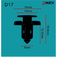 D17 Car Trim Clips 20 Pcs in 1 Pack Fits Nissan Models