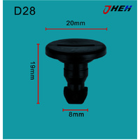 D28 Car Trim Clips 10 Pcs in 1 Pack Fits Nissan Models