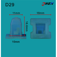 D29 Car Trim Clips 10 Pcs in 1 Pack Fits Nissan Models