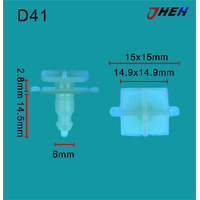 D41 Car Trim Clips 10 Pcs in 1 Pack Fits Nissan Models
