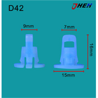 D42 Car Trim Clips 10 Pcs in 1 Pack Fits Nissan Models