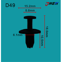 D49 Car Trim Clips 20 Pcs in 1 Pack Fits Nissan Models