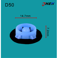D50 Car Trim Clips 10 Pcs in 1 Pack Fits Nissan Models