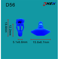 D56 Car Trim Clips 10 Pcs in 1 Pack Fits Nissan Models