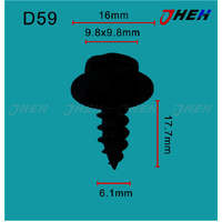 D59 Auto Body Screws 10 Pcs in 1 Pack Fits Nissan Models