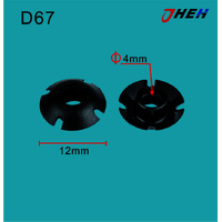 D67 Car Trim Clips 10 Pcs in 1 Pack Fits Nissan Models