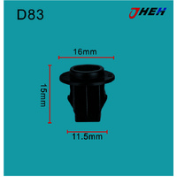 D83 Car Trim Clips 10 Pcs in 1 Pack Fits Nissan Models