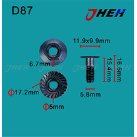 D87 Auto Blind Rivets 10 Pcs in 1 Pack Fits Nissan Models