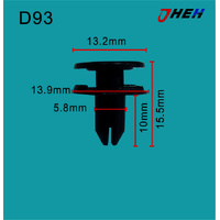 D93 Car Trim Clips 20 Pcs in 1 Pack Fits Nissan Models