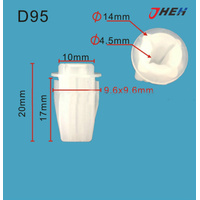 D95 Car Trim Clips 10 Pcs in 1 Pack Fits Nissan Models