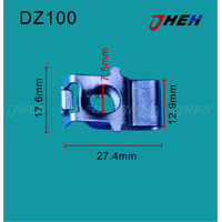 DZ100 Auto U-Clip Nuts 10 Pcs in 1 Pack Fits Volkswagen &amp; Audi Models