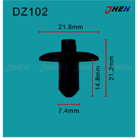 DZ102 Car Trim Clips 10 Pcs in 1 Pack Fits Volkswagen &amp; Audi Models