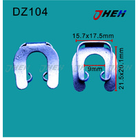 DZ104 Auto U-Clip Nuts 10 Pcs in 1 Pack Fits Volkswagen &amp; Audi Models