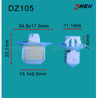 DZ105 Car Trim Clips 10 Pcs in 1 Pack Fits Volkswagen &amp; Audi Models