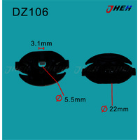 DZ106 Car Trim Clips 10 Pcs in 1 Pack Fits Volkswagen &amp; Audi Models