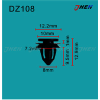 DZ108 Car Trim Clips 10 Pcs in 1 Pack Fits Volkswagen &amp; Audi Models