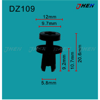 DZ109 Car Trim Clips 10 Pcs in 1 Pack Fits Volkswagen &amp; Audi Models