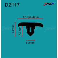 DZ117 Car Trim Clips 10 Pcs in 1 Pack Fits Volkswagen &amp; Audi Models