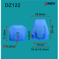 DZ122 Car Trim Clips 10 Pcs in 1 Pack Fits Volkswagen &amp; Audi Models
