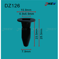 DZ126 Car Trim Clips 10 Pcs in 1 Pack Fits Volkswagen &amp; Audi Models