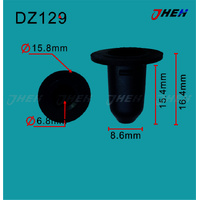 DZ129 Car Trim Clips 10 Pcs in 1 Pack Fits Volkswagen &amp; Audi Models