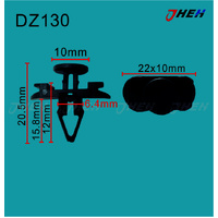 DZ130 Car Trim Clips 10 Pcs in 1 Pack Fits Volkswagen &amp; Audi Models