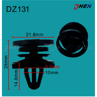 DZ131 Car Trim Clips 5 Pcs in 1 Pack Fits Volkswagen &amp; Audi Models