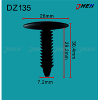 DZ135 Car Trim Clips 10 Pcs in 1 Pack Fits Volkswagen &amp; Audi Models